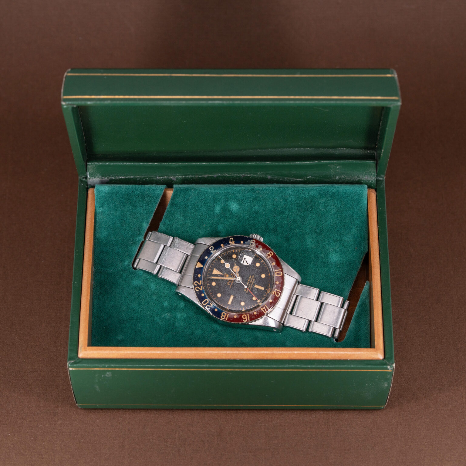 Rolex GMT-Master 6542 aka "Pussy Galore" from 1958.