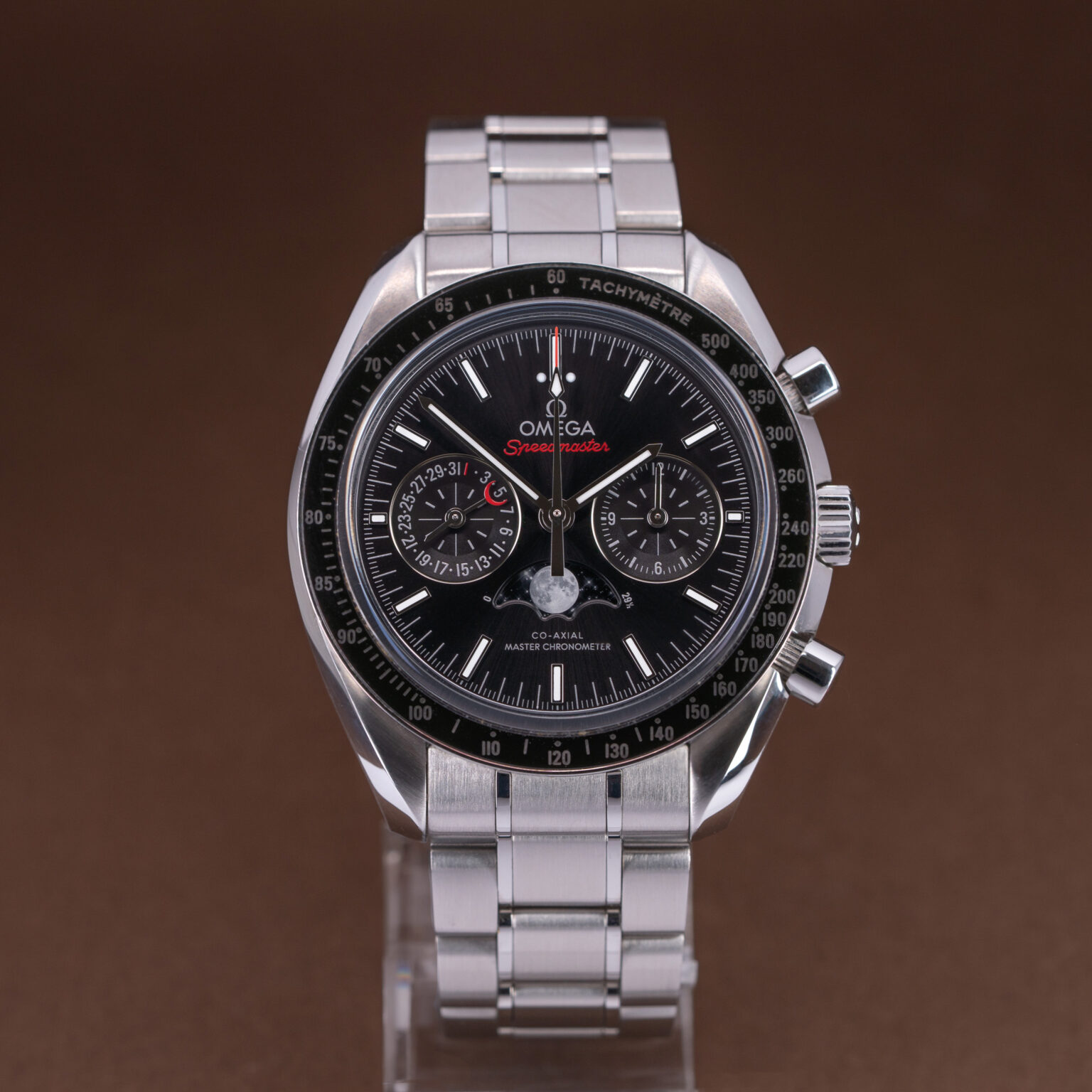 Omega Speedmaster Moonphase Co-Axial Chronograph from 2022.