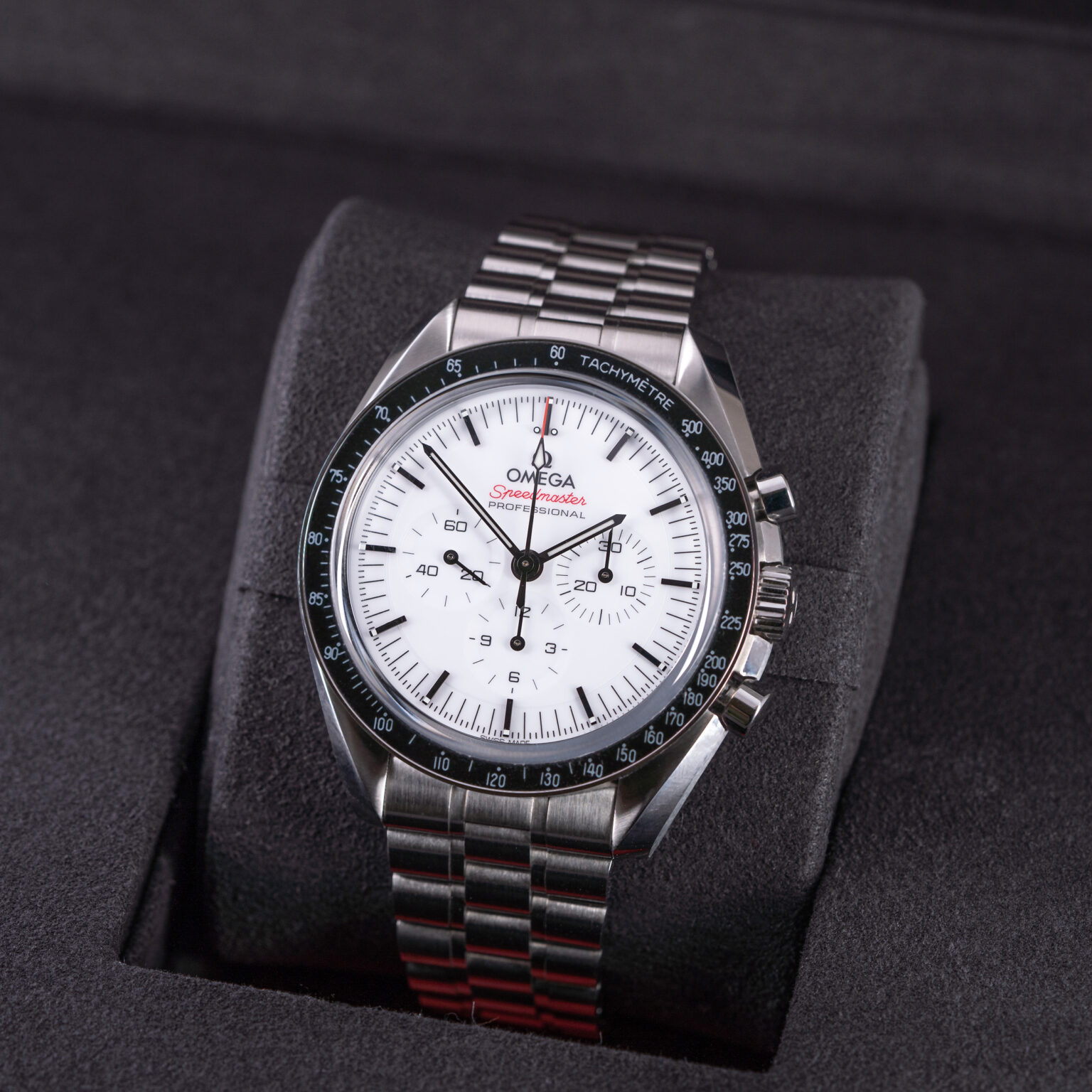 Omega Speedmaster Professional Co-Axial White from 2026.