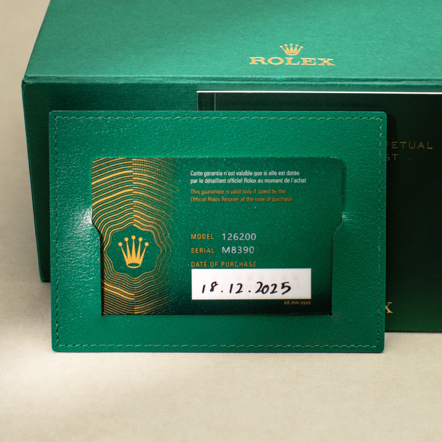Rolex Datejust 36 ref. 126200 Wimbledon from 2025.