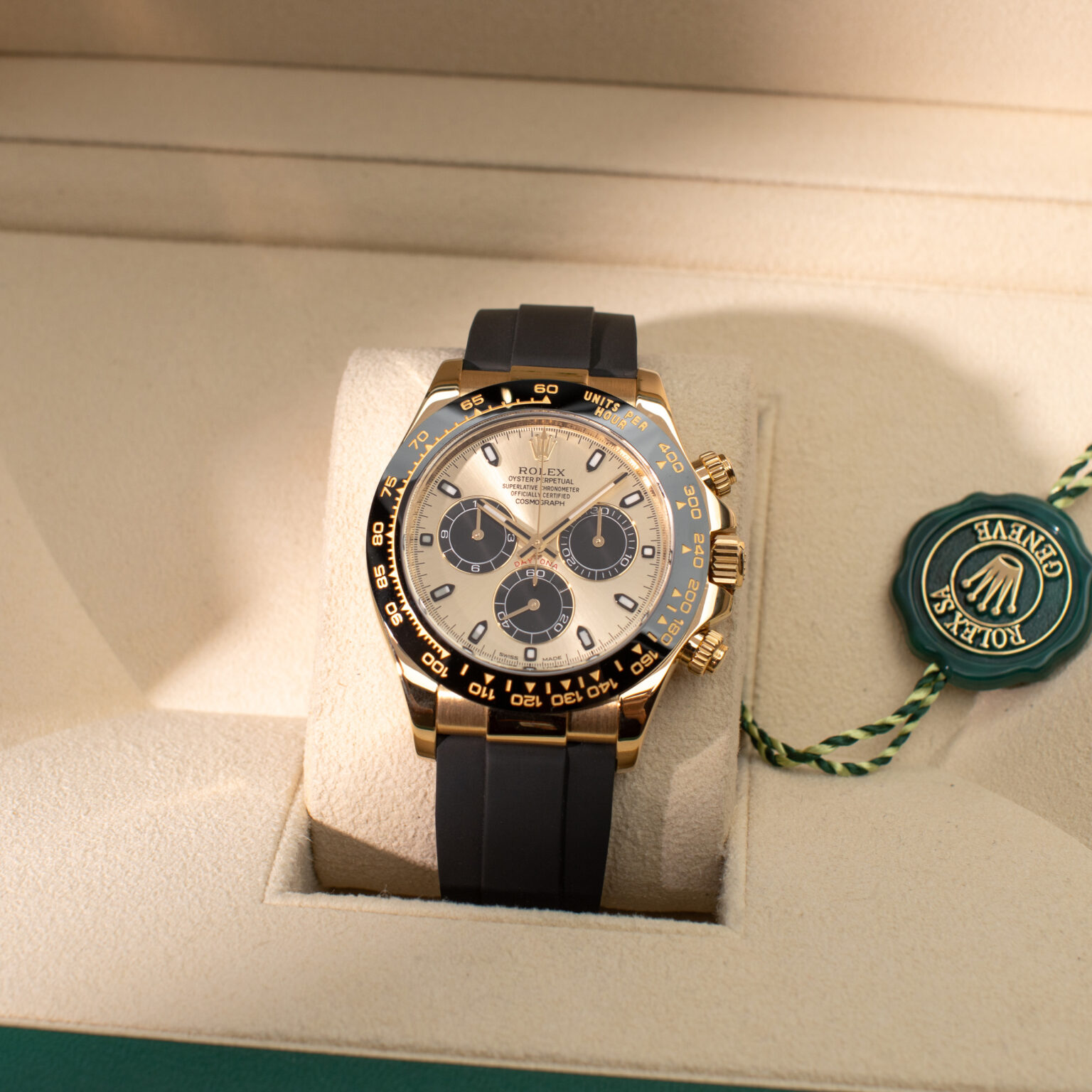 Rolex Cosmograph Daytona ref. 116518LN “Pikachu” from 2017.