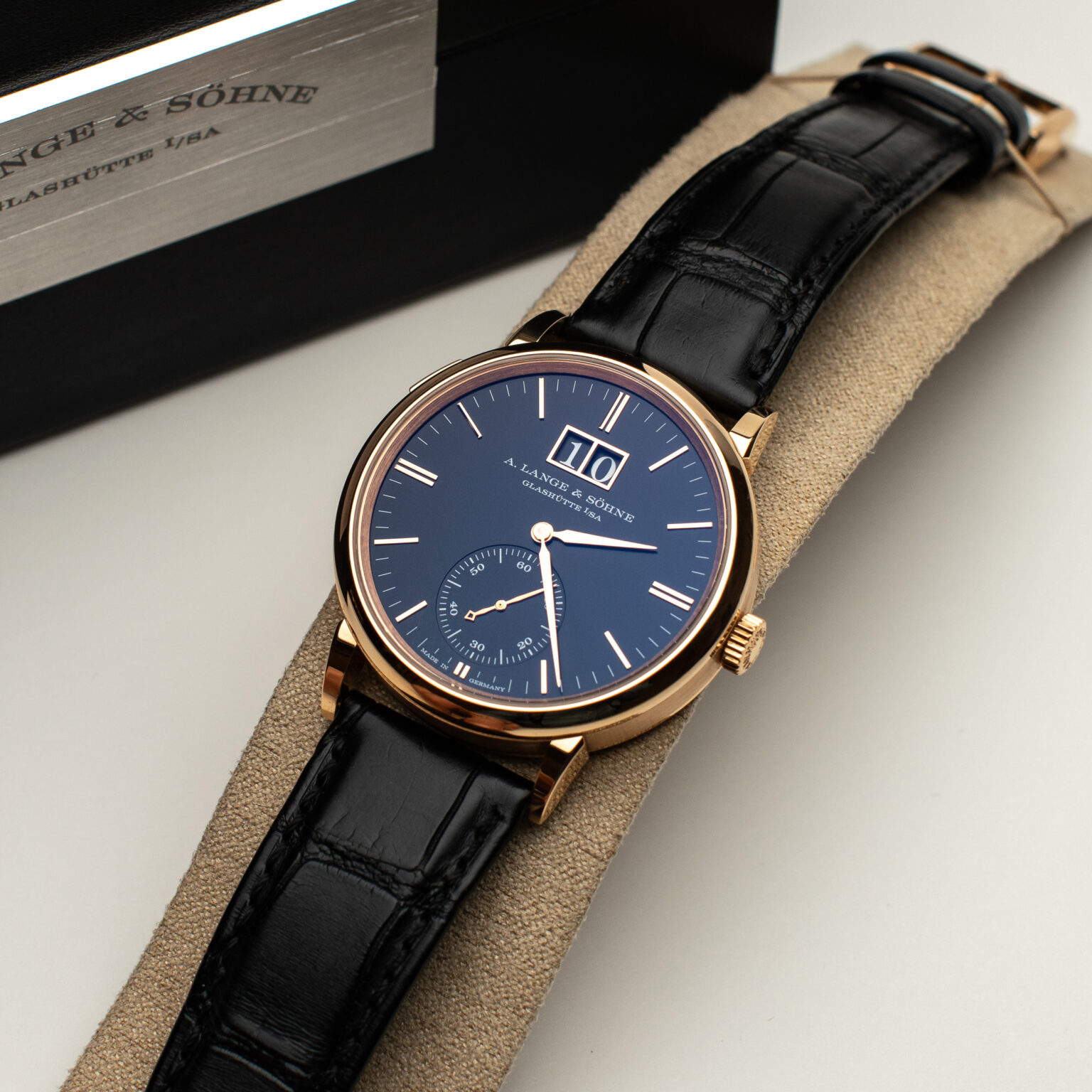 A.Lange & Söhne Saxonia Grossdatum from 2022.