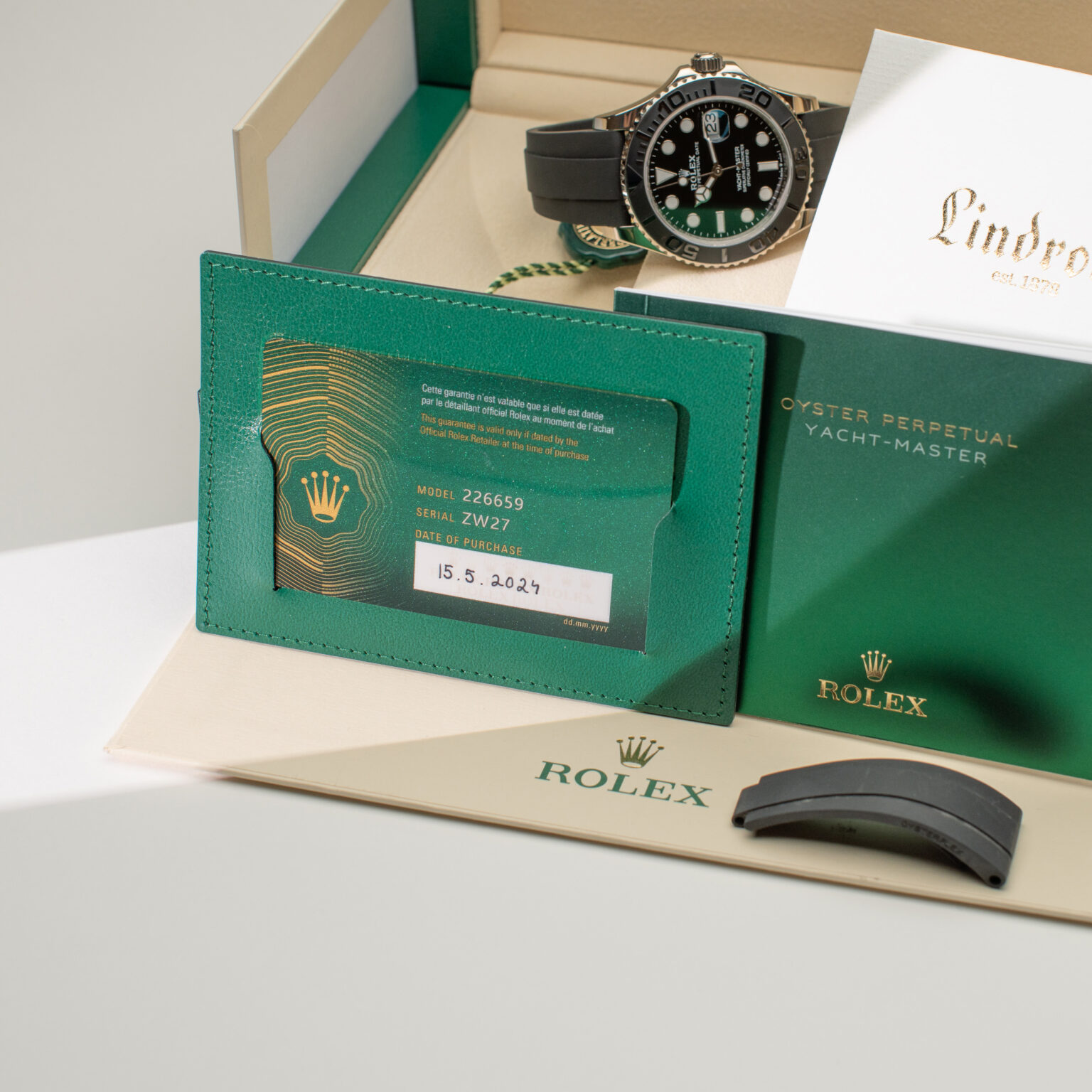 18k Rolex Yachtmaster 42 ref.226659 from 2024.