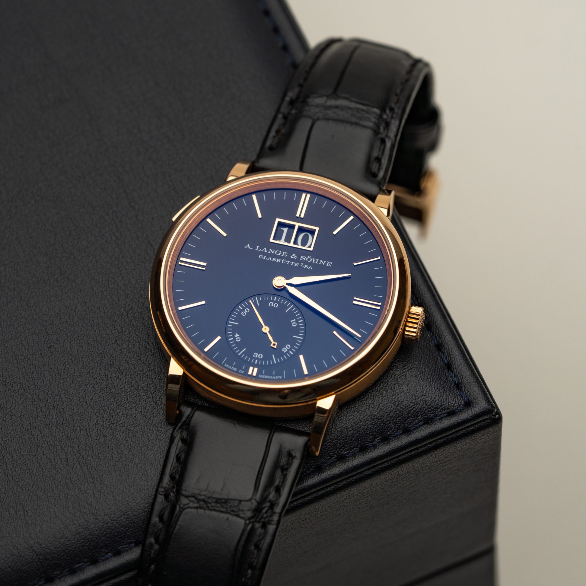 A.Lange & Söhne Saxonia Grossdatum from 2022.