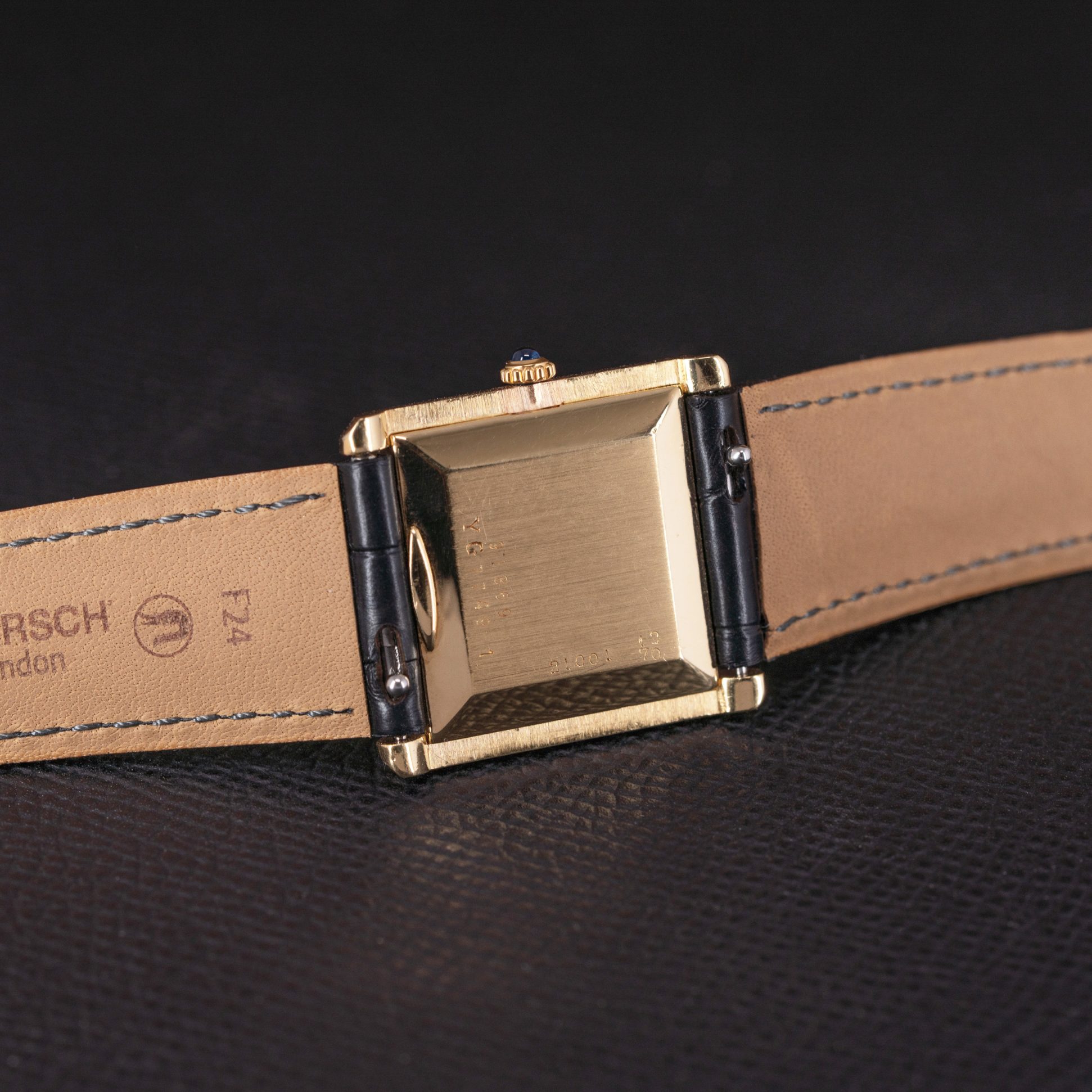 18k Cartier Bueche-Girod wristwatch from 1970's.
