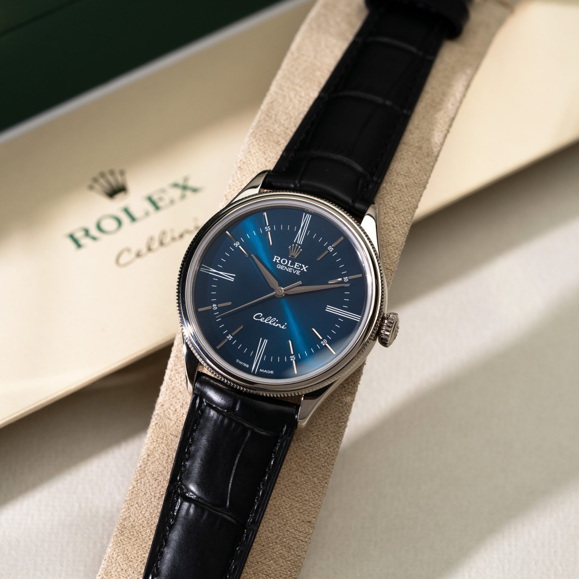 18k Rolex Cellini-Time 50509 from 2019.
