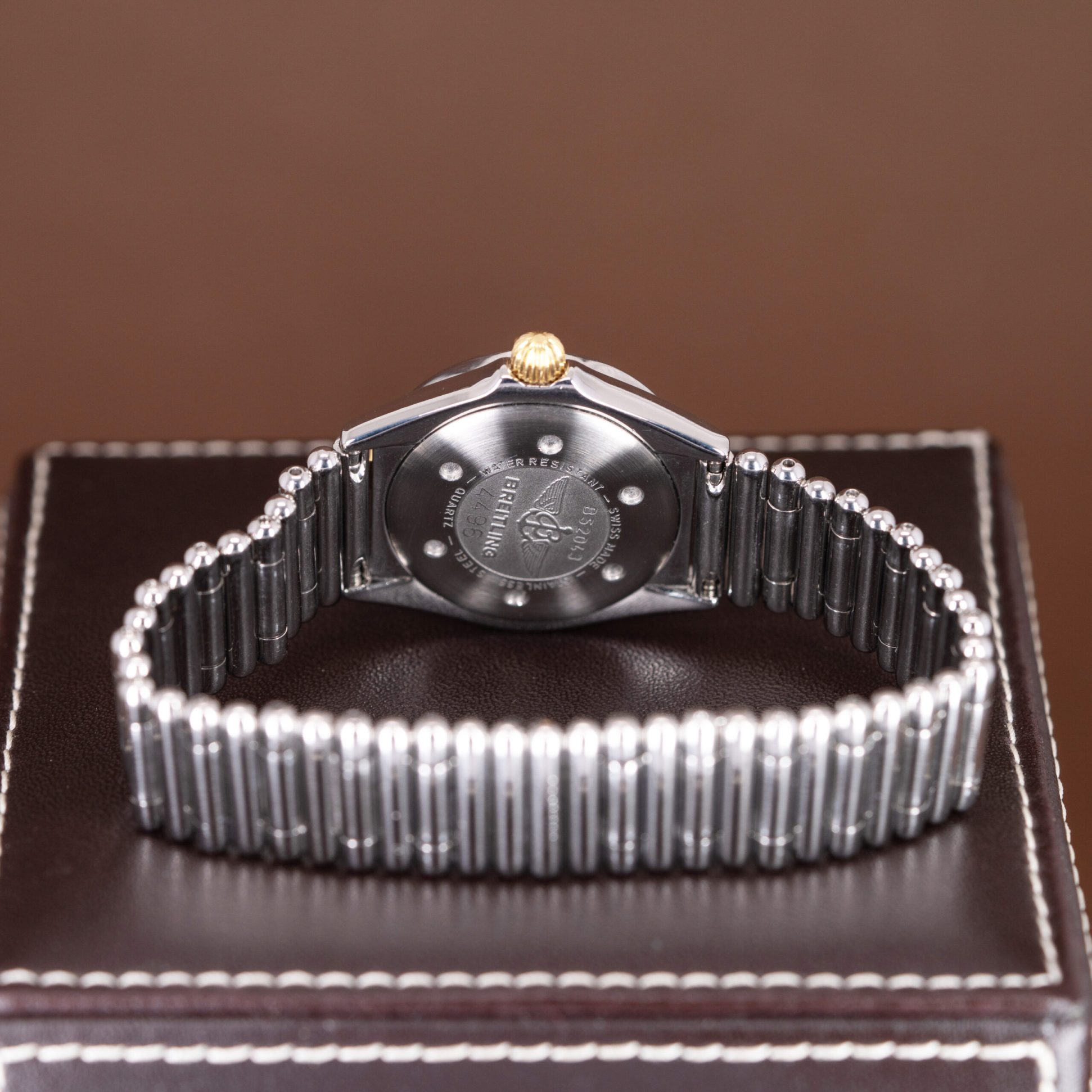 Breitling Callistino ladies wristwatch from the 1990s. Ref. B52043.