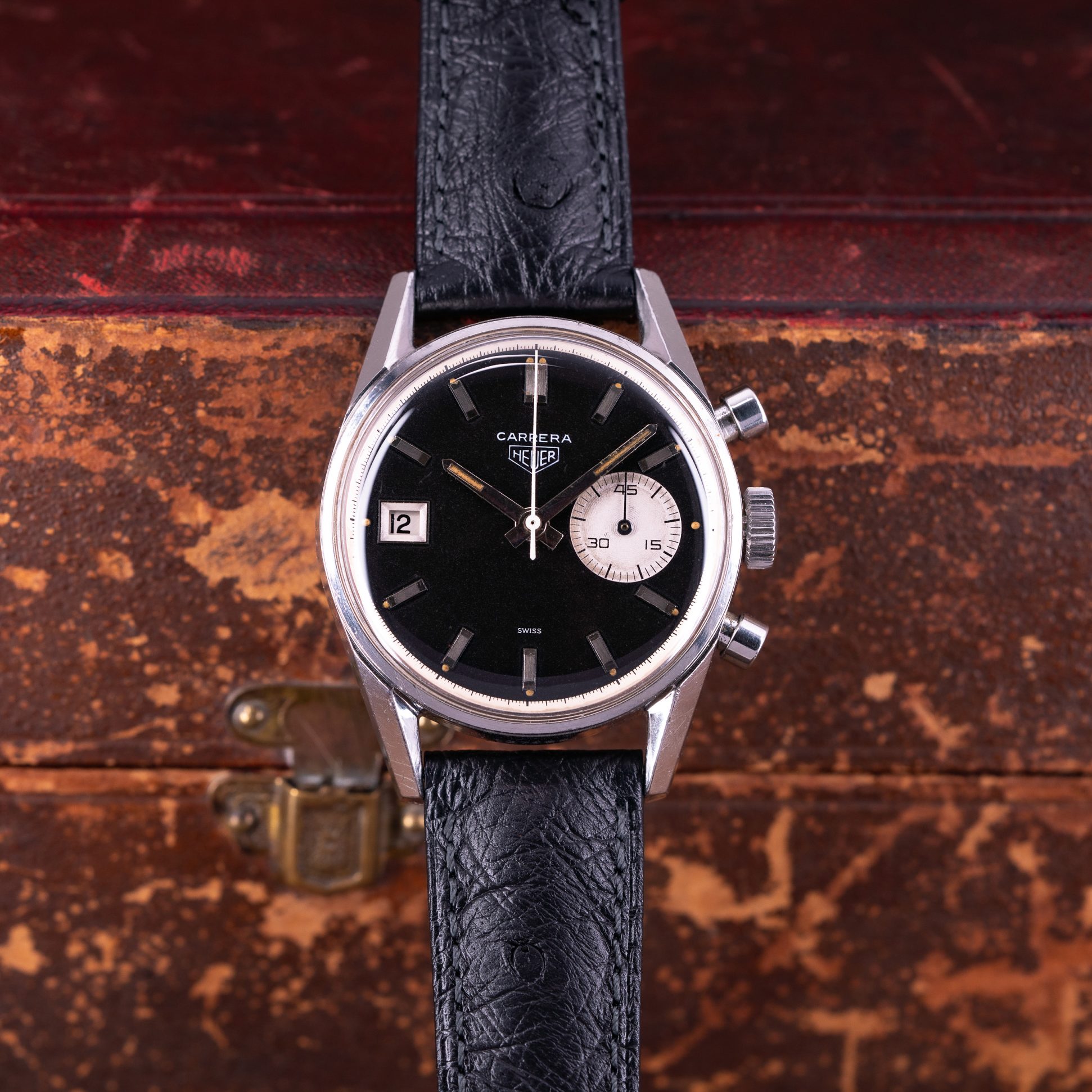 Heuer Carrera Dato 45 ref. 3147 N from 1968.