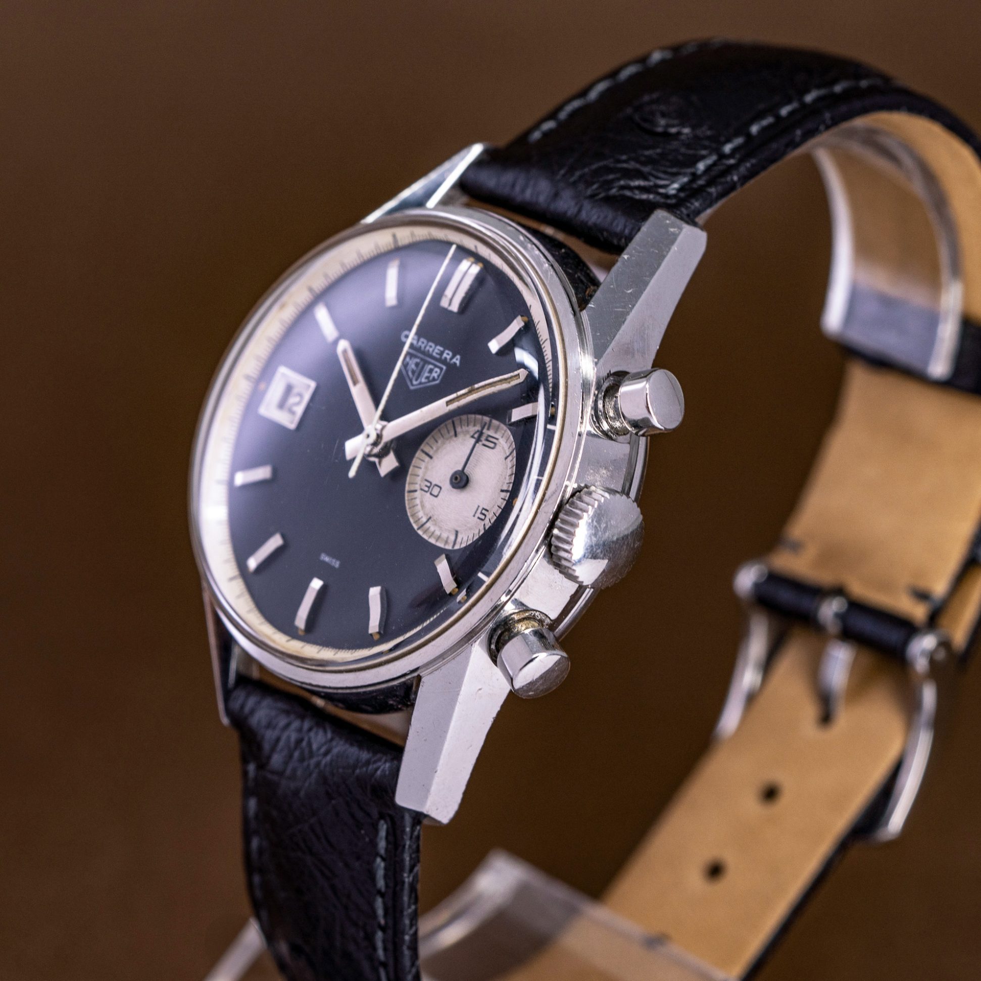 Heuer Carrera Dato 45 ref. 3147 N from 1968.