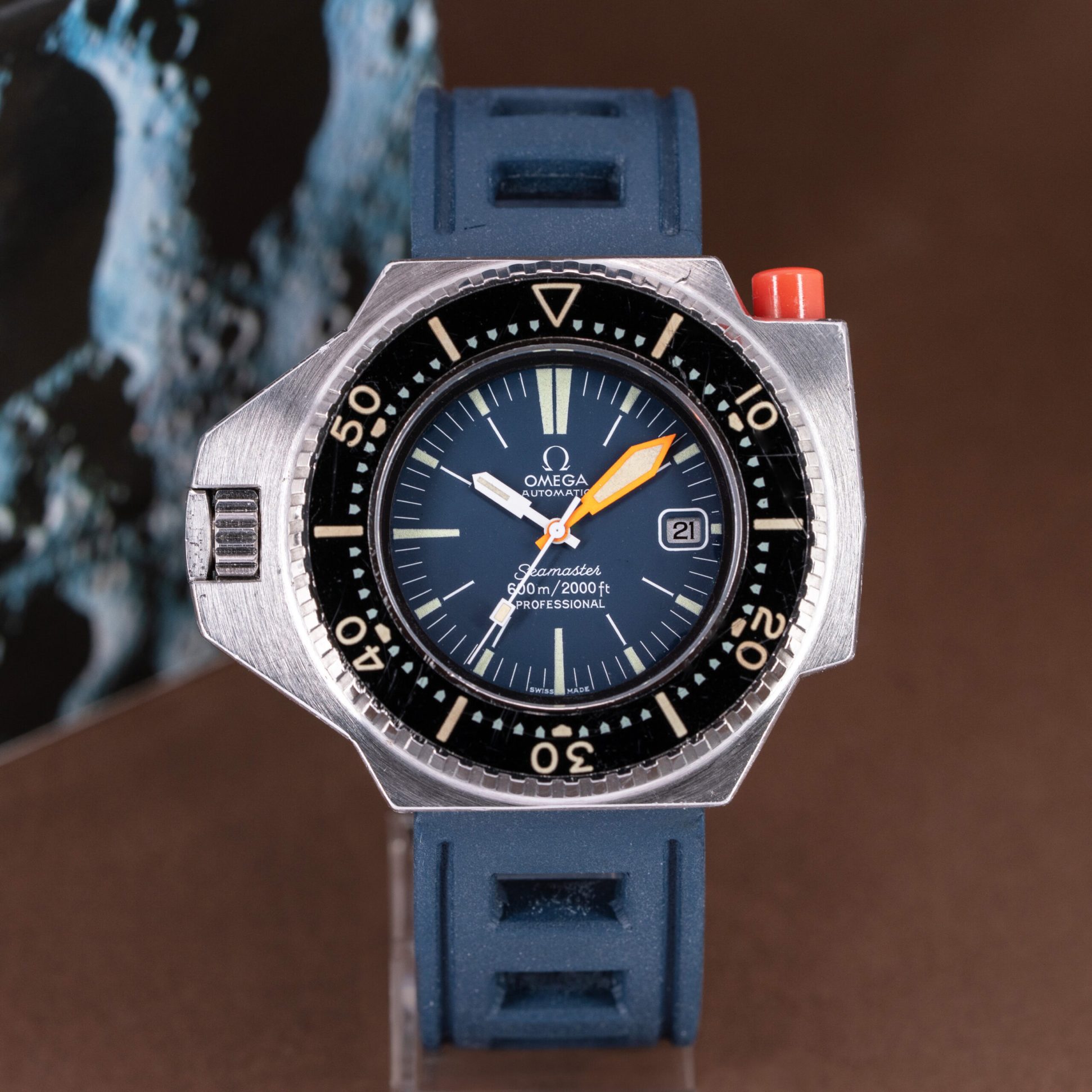 Omega Seamaster 600 PLO-PROF diver’s watch from 1978.