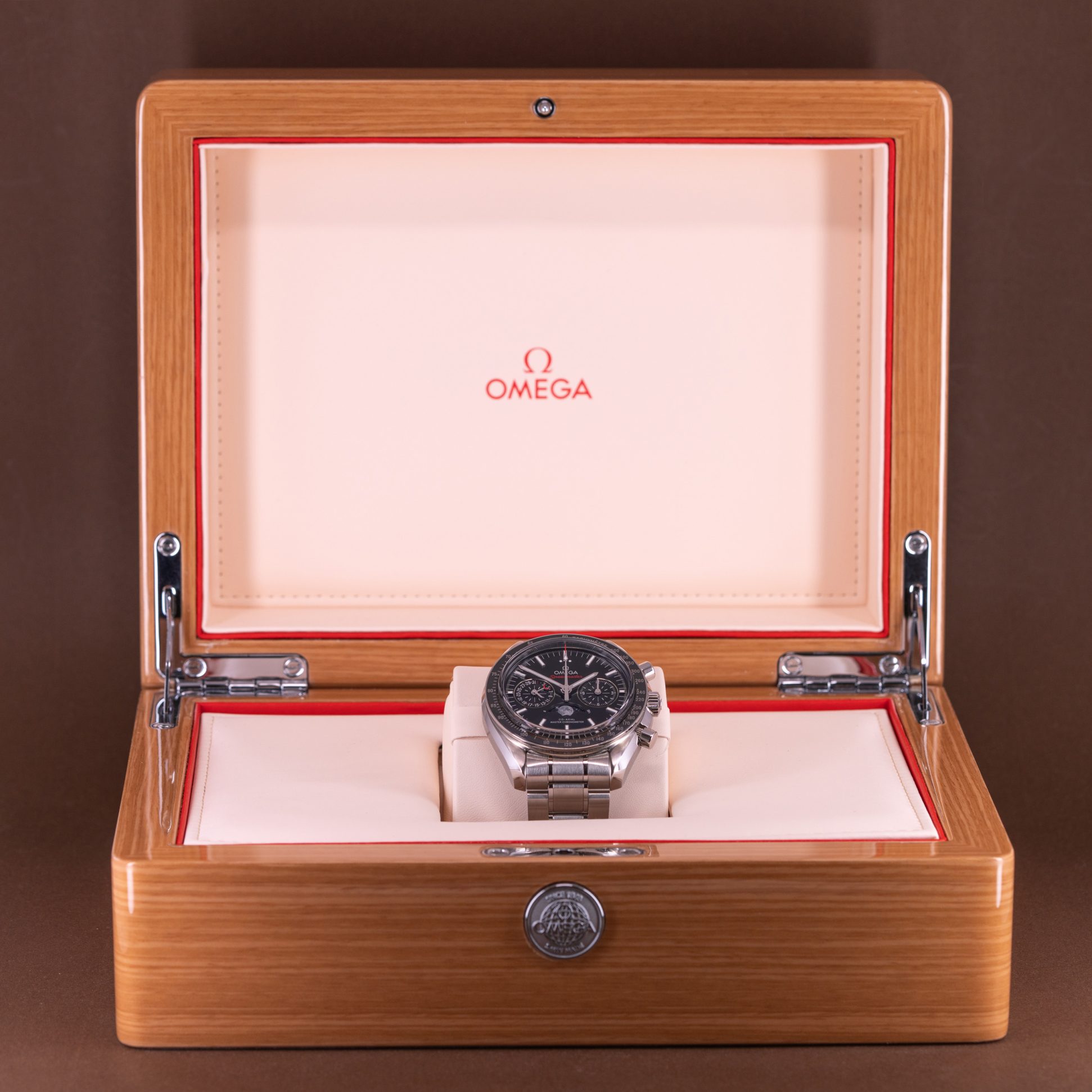 Omega Speedmaster Moonphase Co-Axial Chronograph from 2022.