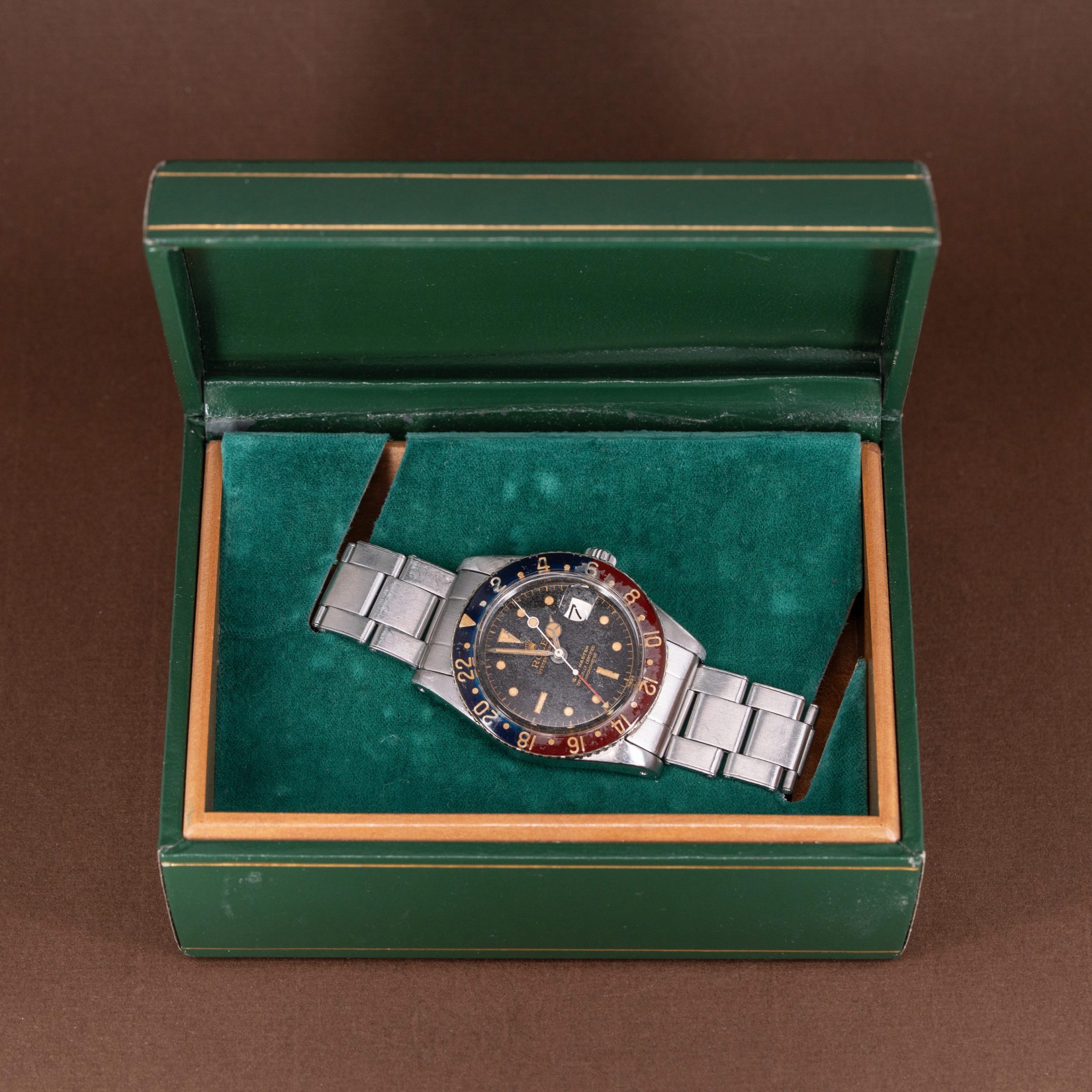 Rolex GMT-Master 6542 aka "Pussy Galore" from 1958.